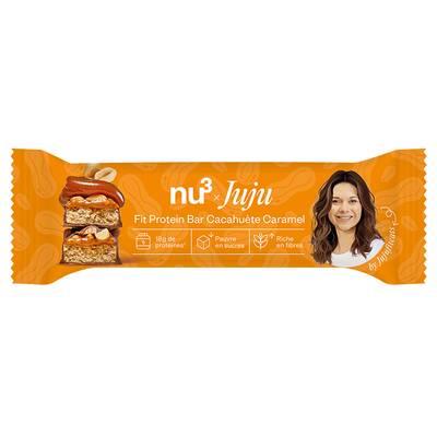 4262488950956 - NU3 - Barre Protéinée Cacahuètes Caramel - Fit Protein Bar Cacahuèt Caramel - Juju Fitcats