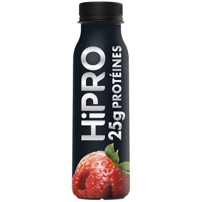 HiPRO Yaourt à boire protéiné fraise framboise 0% mg, 300g