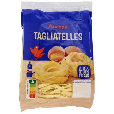 Auchan Tagliatelles aux Oeufs Frais, 300g