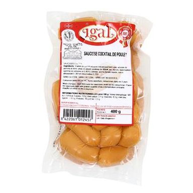 Igal Saucisses cocktail de poulet, 400g