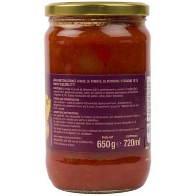 3596710316557 - Auchan - Piperade au piment d'espelette en bocal
