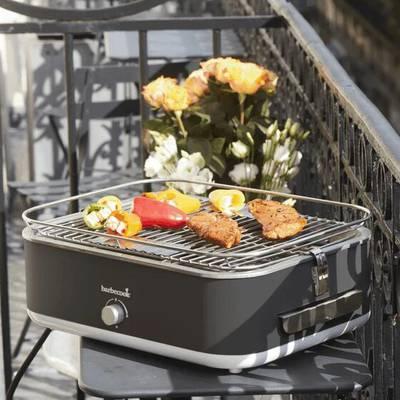 5404035708057 - Barbecook - Barbecue E-Carlo grill de table électrique Midnight Grey