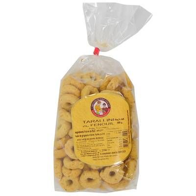 I Sapori Di Una Volta Biscuits Salés Tarallini au fenouil, 300g