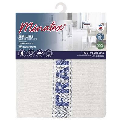 3061050003158 - Ménatex - Serpillière gaufrée supérieure blanche