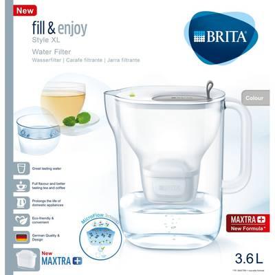 4006387085858 - BRITA - Carafe filtrante Style XL Graphite + 1 cartouche MAXTRA+
