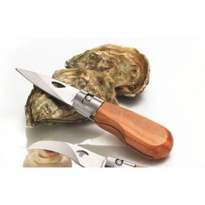 3219330206458 - Jean Dubost - Couteau à huitre de poche manche en Olivier