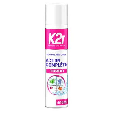 K2r Détachant Aérosol Avant-lavage, 400ml
