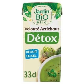 Jardin Bio Etic Soupe Velouté Artichaut Detox Bio, 33cl