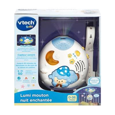 3417765087059 - Vtech - Veilleuse Lumi Mouton Nuit Enchantée bleu