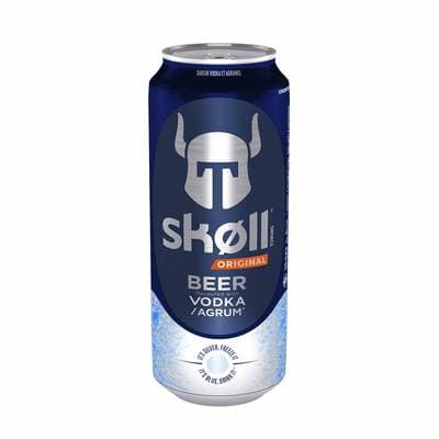 Skoll Bière aromatisée à la vodka et aux agrumes 6°, 50cl
