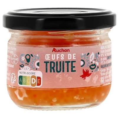 Auchan Oeufs de truite, 80g