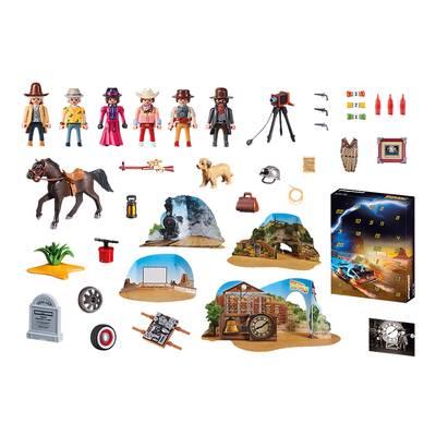 4008789705761 - PLAYMOBIL® Christmas - Calendrier de l'Avent Retour vers le futur- Western- Part III