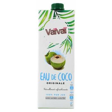 Vaïvaï Eau de coco 100% naturelle, 1L