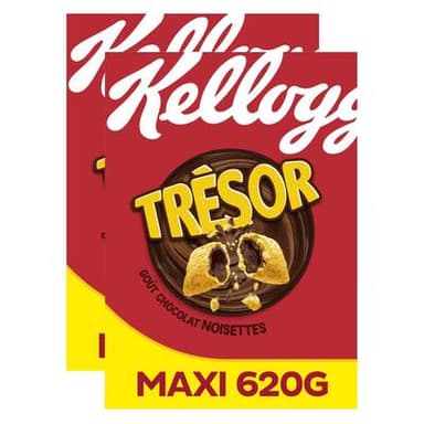 Trésor Chocolat Noisette, Lot de 2x620g
