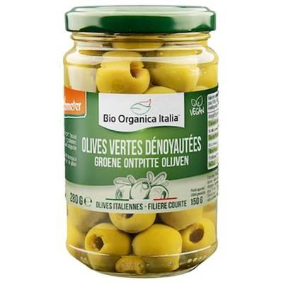 8029689023362 - Bio Organica Italia - Olives vertes dénoyautées bio Demeter