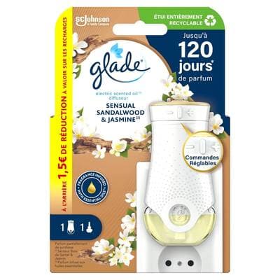 Glade Diffuseur automatique bois de santal et jasmin, 1 pièce