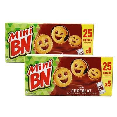 BN Mini BN Chocolat, Lot de 2 - 5x35g