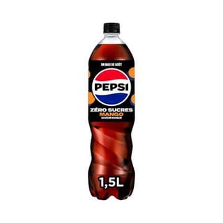 Pepsi Soda zéro saveur mangue, 1,5L
