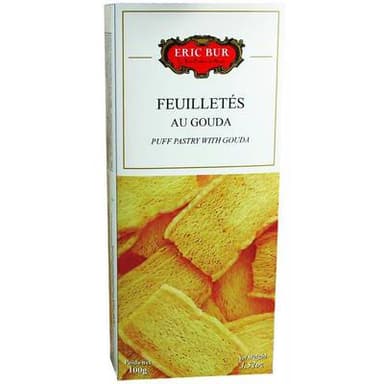 Eric Bur Feuilletés au gouda, 100g
