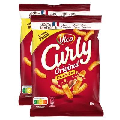 Curly Soufflé au Maïs, Lot de 2x60g