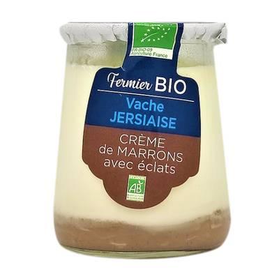 3565430004464 - La Ferme de la Tremblaye - Yaourt Crème de Marron Bio fermier