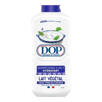Dop Shampoing 2 en 1 lait vegetal, 480ml