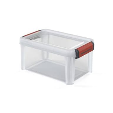 Sundis Boîte de rangement rectangulaire transparente Clip & Store, 5L