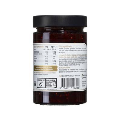 3504231100166 - Marius, L'Épicerie Inspirée - Confiture Extra aux 4 fruits rouges- Fraises, Griottes, Groseilles, Framboises