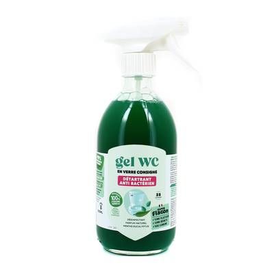 Super Flacon Gel WC détartrant et anti-bactérien, menthe/eucalyptus, 500ml