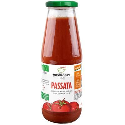 Bio Organica Italia Passata de tomate bio et Demeter, 690g