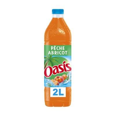 Oasis Boisson aux fruits pêche abricot, 2L