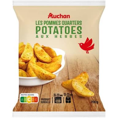 Auchan Potatoes aux herbes, 700g