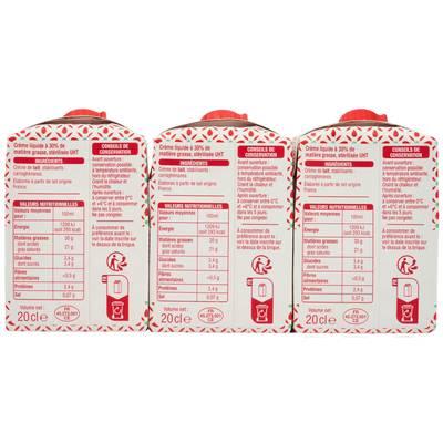 3596710418367 - Auchan - Crème fluide entière 30%mg UHT