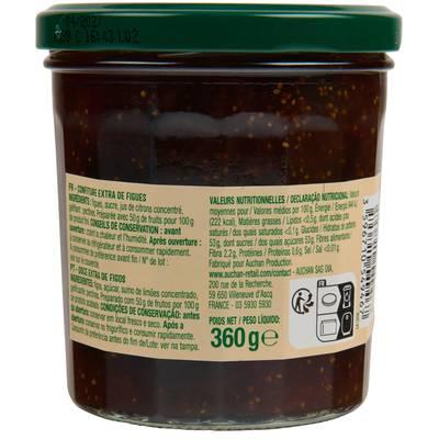 3596710549467 - Auchan - Confiture extra de figue 50% de fruits