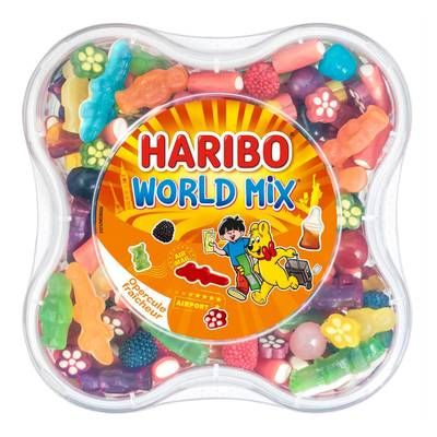 Haribo Boite assortiment Worldmix, 750g