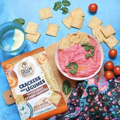 3770015053168 - Graam - Crackers Patate Douce et Piment Jalapeno
