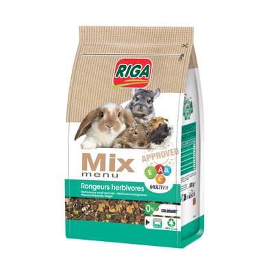 Riga Menu Mix pour Rongeur Herbivore, 3kg