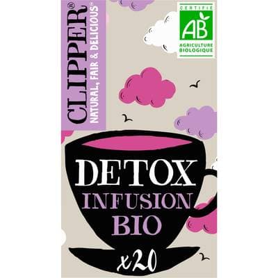 Clipper Infusion Détox Bio, 20 sachets