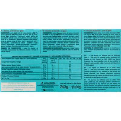 3596710408269 - Auchan - Brownies sans gluten sachets individuels x8