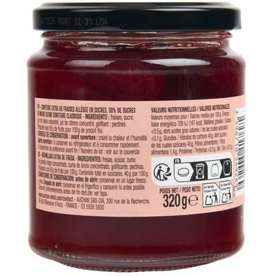 3596710549269 - Auchan - La Gourmande confiture de fraise 65% de fruits