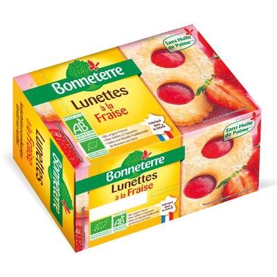 Bonneterre Lunettes à la fraise bio, 200g