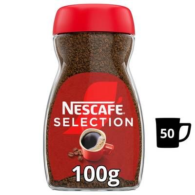 Nescafé Sélection, café soluble corsé et intense, 100g