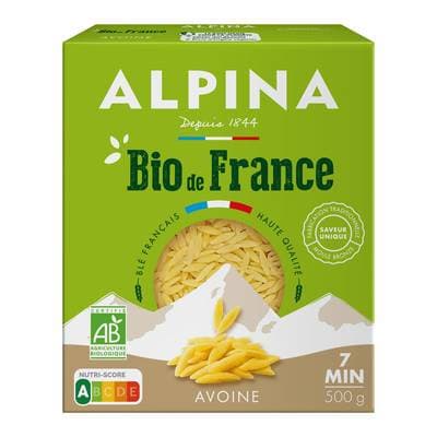 Alpina Savoie Pâtes Avoine Bio, 500g