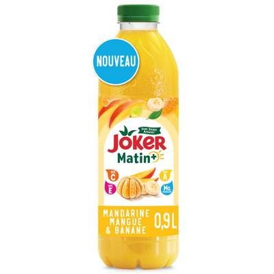 Joker Matin+ Mandarine mangue banane, sans sucres ajoutés, 90cl