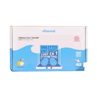 Pimpant Tablette lave vaisselle Sans Film, 40 tablettes