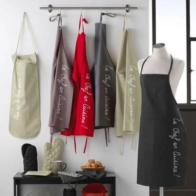 3574387906271 - Douceur D Interieur - Gant De Cuisine Pince Lin