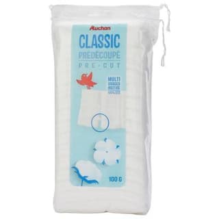 Auchan Cotons prédécoupé, 100g