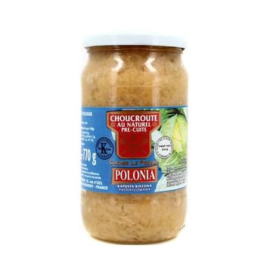 Polonia Choucroute au naturel pré-cuite, 770g