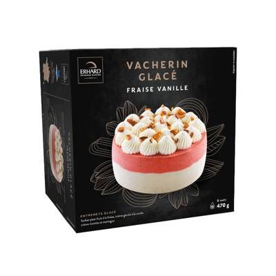 Erhard Vacherin vanille fraise, 430g