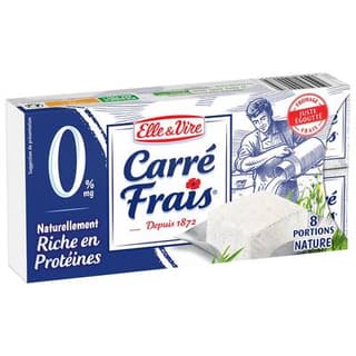 Carré Frais Fromage frais 0%mg, 8 portions - 200g